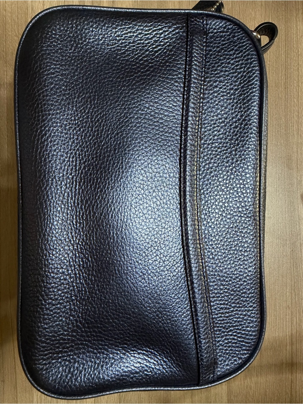 Coach Metallic blue Leather Crossbody Bag - Picture 2 of 10